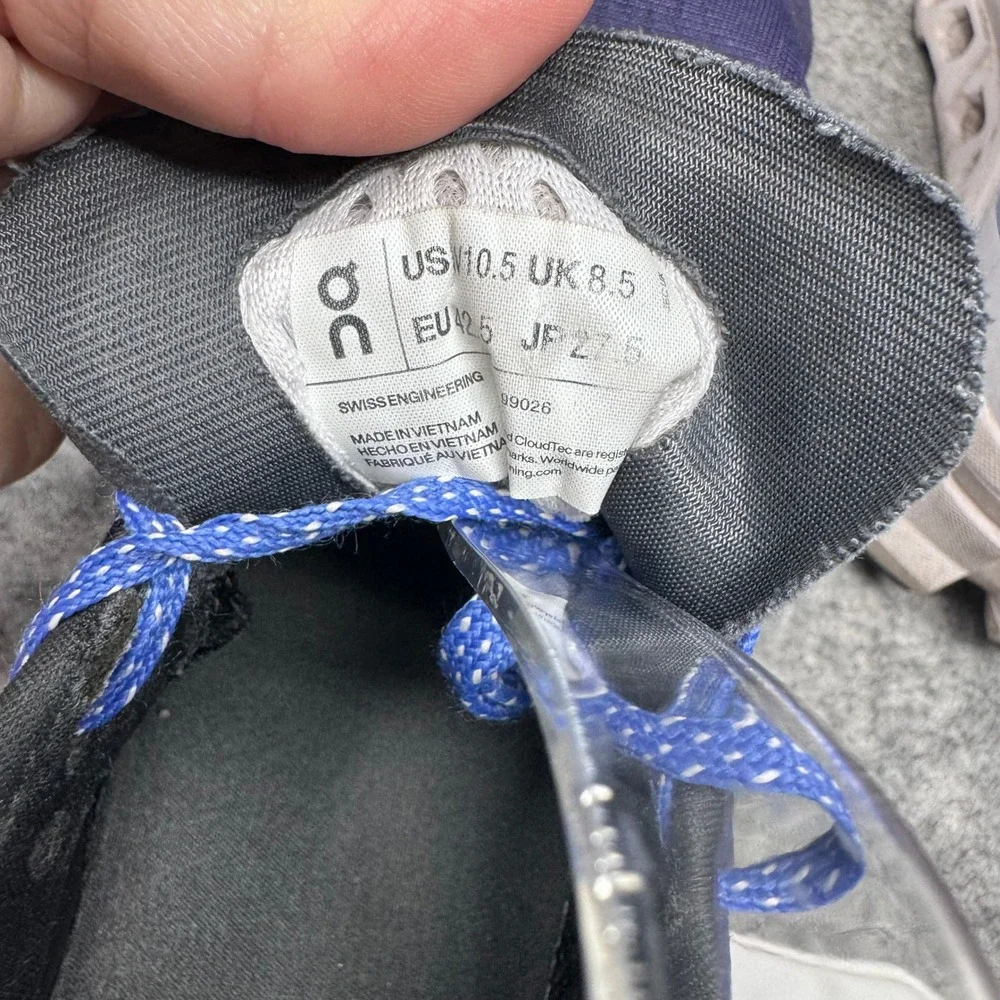 On Cloudmonster Running Shoes Womens Sz 10.5 CloudTec Athletic Blue Gym